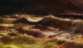 Ivan Aivazovsky storm night seascape